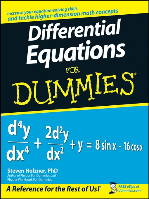 Cover image for Differential Equations For Dummies